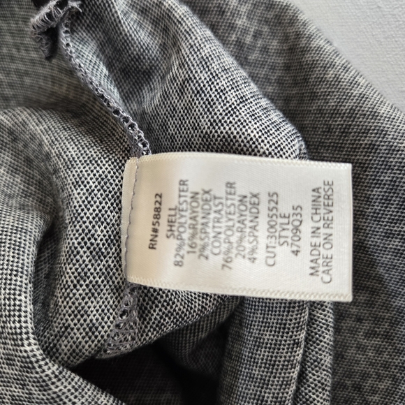 Max Studio Black and White Patterned Knit Blouse SZ XL - Picture 5 of 6